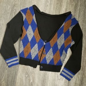Argyle Sweater Cardigan Harry Potter Disneybound